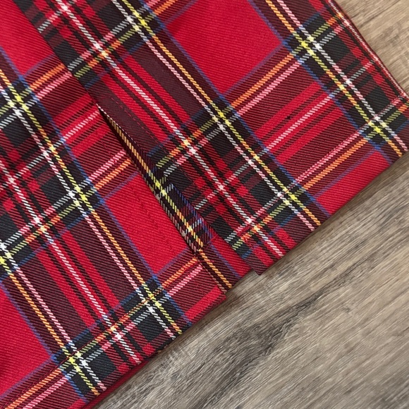 Plaid Red Mini Skirt - Picture 6 of 9